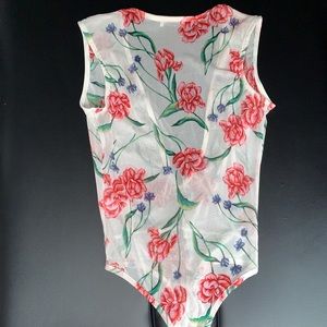 Floral body suit